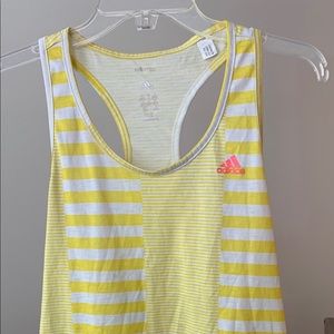 Adidas Climate Razorback Workout Tank - Yellow